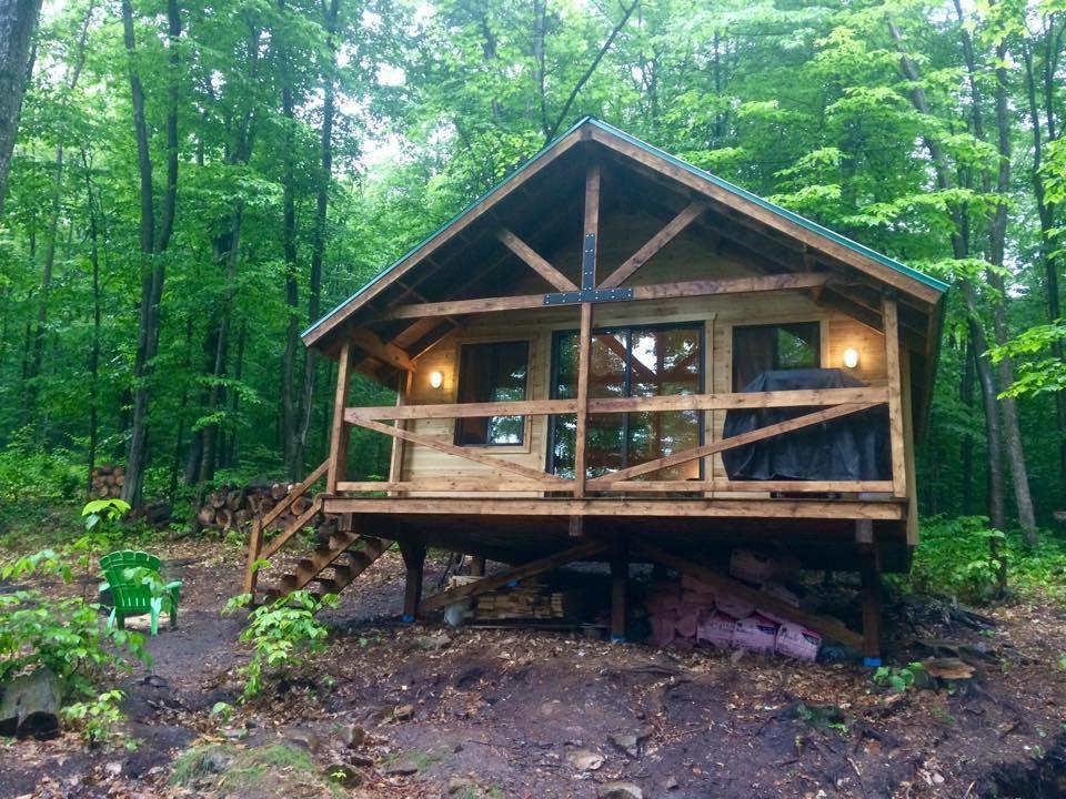 Les Cabines Nordik Des Piles Villa Saint-Jean-des Piles Exteriör bild
