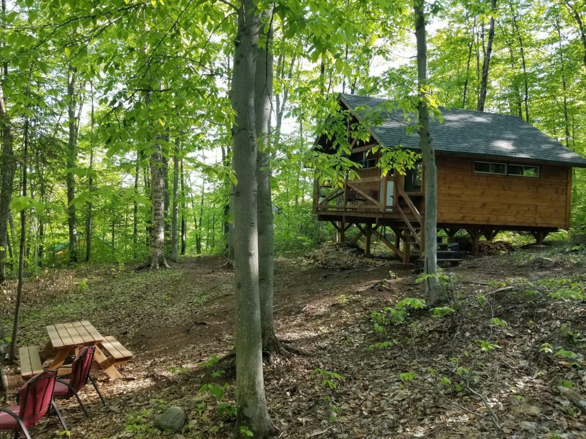 Les Cabines Nordik Des Piles Villa Saint-Jean-des Piles Exteriör bild