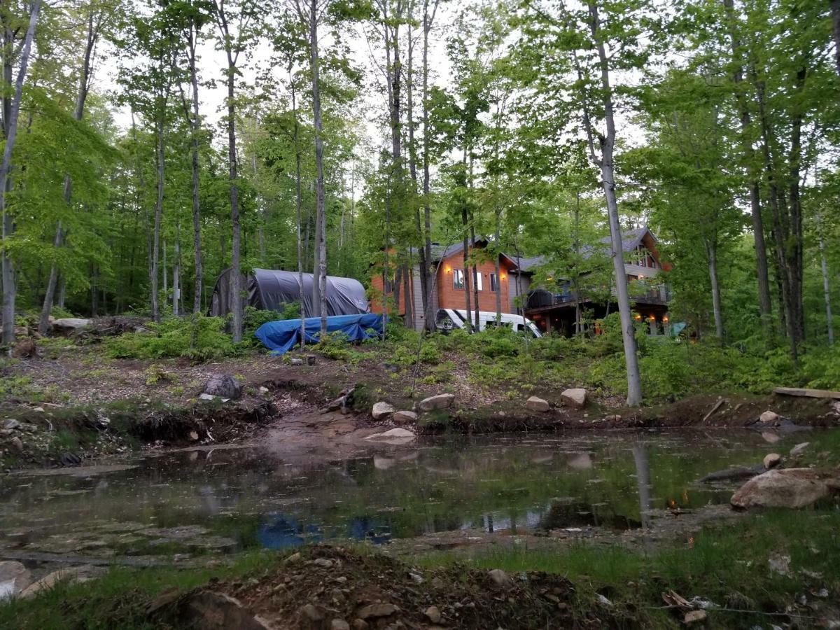 Les Cabines Nordik Des Piles Villa Saint-Jean-des Piles Exteriör bild